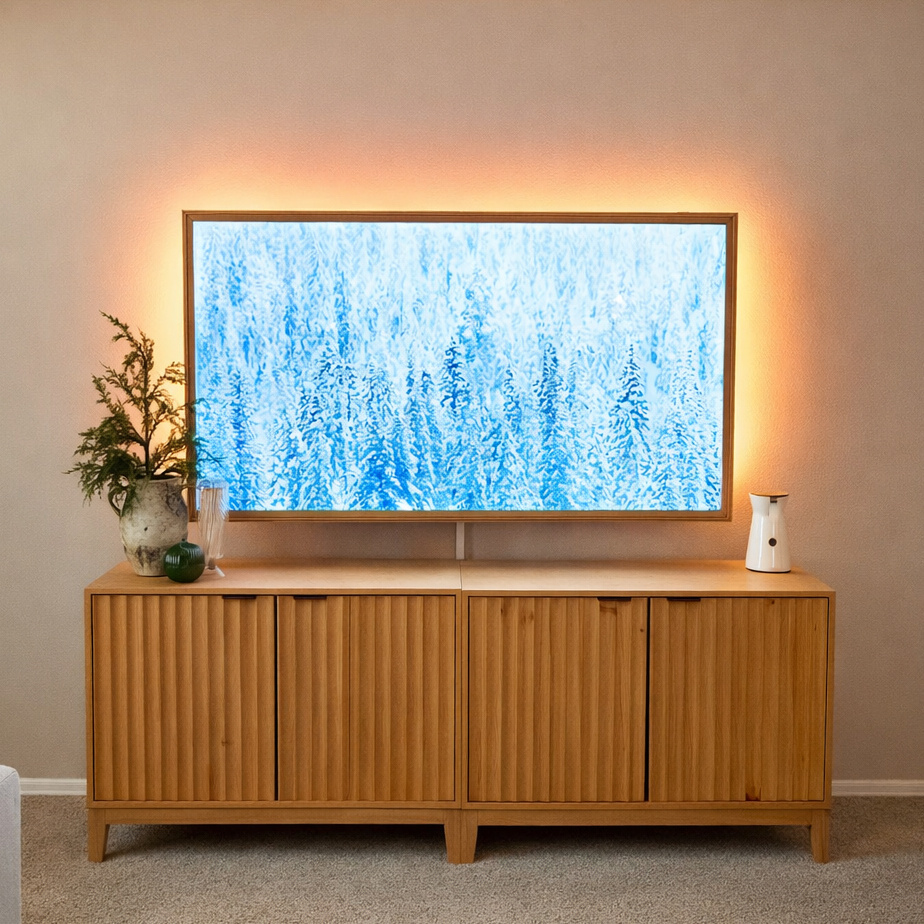 65" Hisense CanvasTV + Hidden Cords | Chandler