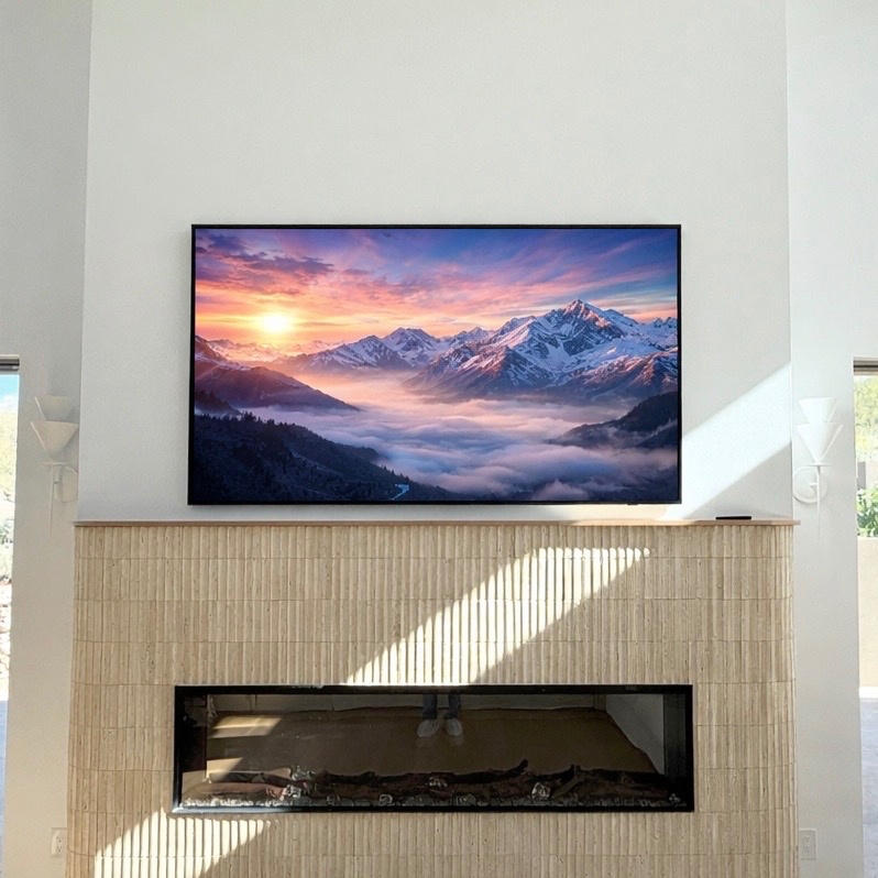 85" Samsung The Frame + Hidden Cords | Deer Valley